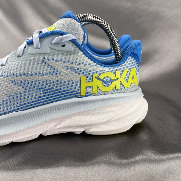 Hoka One Clifton 9 Sneakers Big Kids Sz 7 MD Blue Athletic Running 1131170 IWEP - Picture 9 of 16